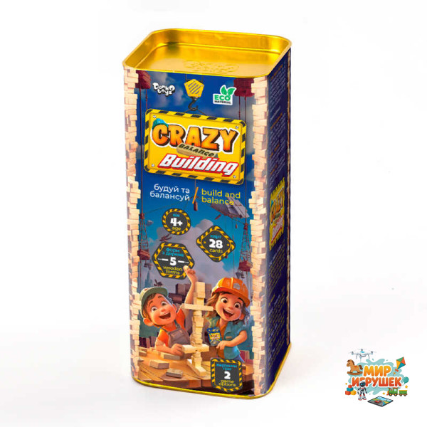 гр Розвиваюча настільна гра 'Crazy Balance Building' CBB-01 (6) 'Danko Toys'