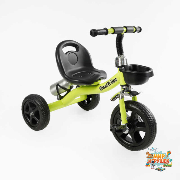 Велосипед 3-х колісний BS-11823 'Best Trike' (1) сталева рама, колеса EVA, переднє d=10’’, заднє d=8’’, кошик, бутилочка, в коробці