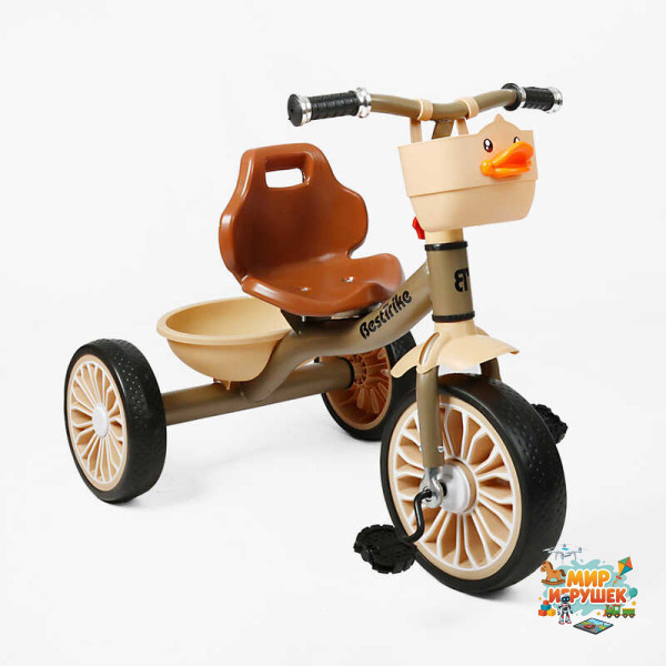 Велосипед 3-х колісний BS-81694/ BS-816-94 'Best Trike' (1) колеса EVA переднє 10’’, заднє 8``, сталева рама, кошик, в коробці