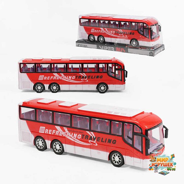 Автобус 828 A-1 (72/2) “Міський”, розмір: 31.5х7х9.5 см, інерція, в слюді