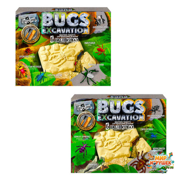 гр Розкопки 'BUGS EXCAVATION' жуки BEX-01-05U,06U (6) 'Danko Toys', у коробці