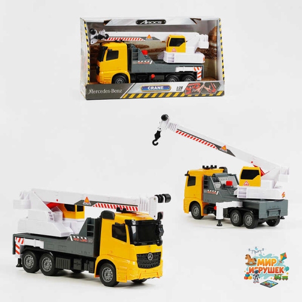 Спецтехніка 9718 D (8) 'Play Smart', 'Автокран', рухома стріла, в коробці