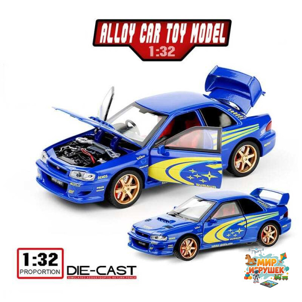 Машинка TK-36180 (48/2) 'Авто Експерт', металопластик, 1:32, світло, звук, інерція, відчиняються двері, багажник, капот, 2 режими роботи: зі звуком / без, в коробці