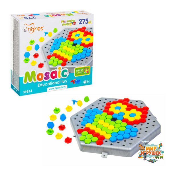 гр Мозаїка 'Метелик' 39814 (32) 'Tigres', 275 елементів, в коробці