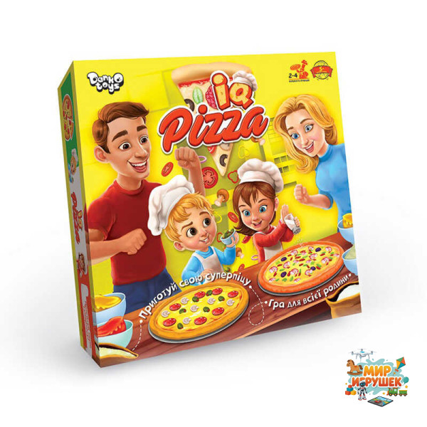 гр Настільна розважальна гра 'IQ Pizza' (УКР) (10) G-IP-01U 'Danko Toys', в коробці