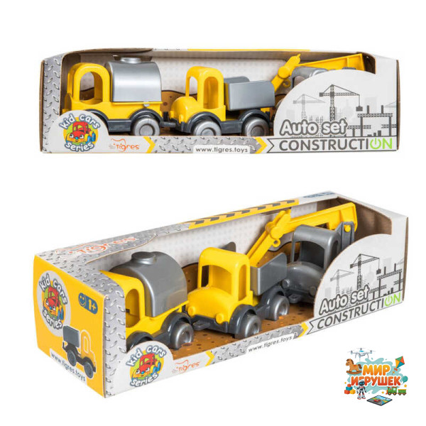 гр Набір машин 'Kid cars' 39270 (20) 'Tigres', 3шт., в коробці