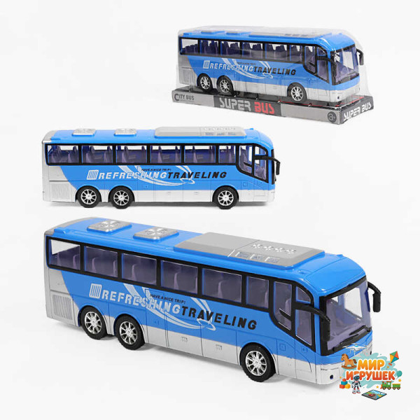 Автобус 828 A-4 (72/2) “Міський”, розмір: 31.5х7х9.5 см, інерція, в слюді