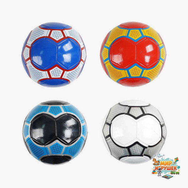 М`яч футбольний C 70142 (100) 4 кольори, розмір №5, матеріал PVC, 280 грамів, гумовий балон, ВИДАЄТЬСЯ ТІЛЬКИ МІКС ВИДІВ
