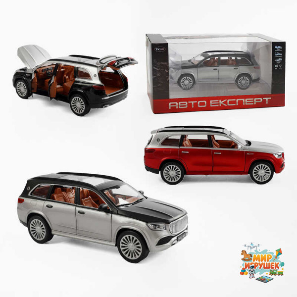 Джип RS-50479 (36/2) 'Авто Експерт', 3 кольори, металопластик, масштаб 1:22, світло, звук, інерція, відчиняються двері, багажник та капот, в коробці, ВИДАЄТЬСЯ ТІЛЬКИ МІКС ВИДІВ