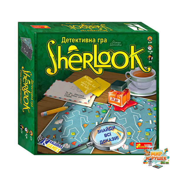 гр Детективна гра 'Sherlook' 10120181У (17) 'Ранок'