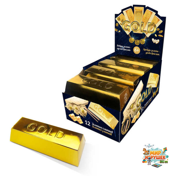 гр Креативна творчість для проведення розкопок 'Gold' злиток малий Gex-02-01 (12) 'Danko toys'