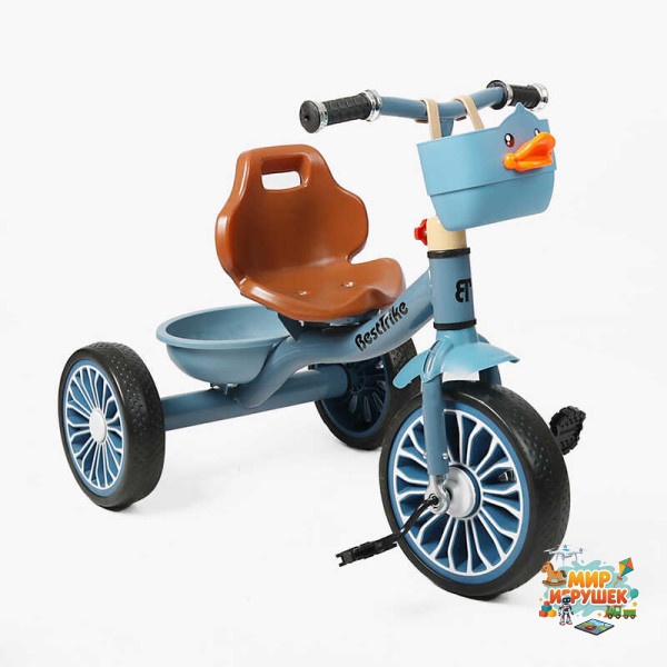 Велосипед 3-х колісний BS-74152/ BS-741-52 'Best Trike' (1) колеса EVA переднє 10’’, заднє 8``, сталева рама, кошик, в коробці
