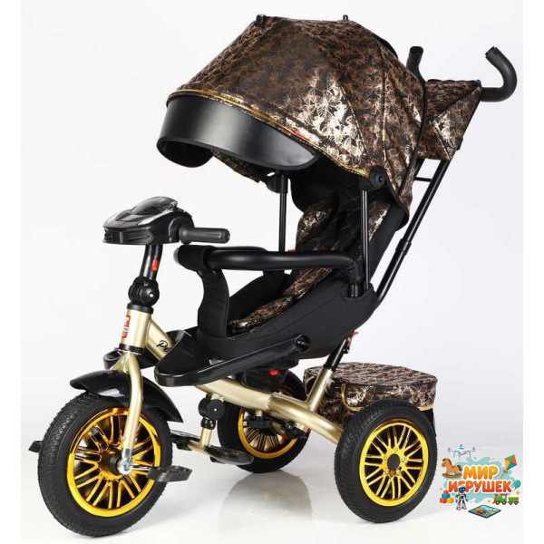 Велосипед 3-х кол. 8066 / 819-40 BestTrike 'Perfetto' (1) поворотне сидіння, колеса гумові безкамерні, кошик, фара музична, USB, Bluetooth, в коробці