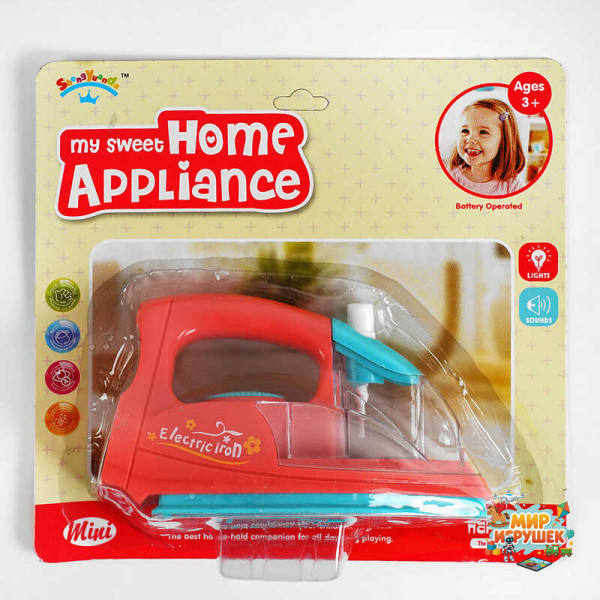 Праска 6604-2 (120/2) 'Home Appliances', світло, звук, на батарейках, на листі