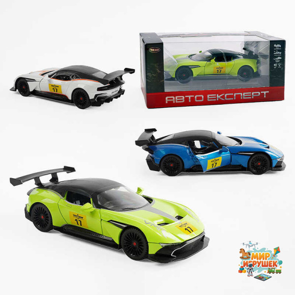 Машина TX 67052 (48/2) 'Авто Експерт', 3 кольори, металопластик, масштаб 1:22, світло, звук, інерція, відчиняються двері та капот, в коробці, ВИДАЄТЬСЯ ТІЛЬКИ МІКС ВИДІВ