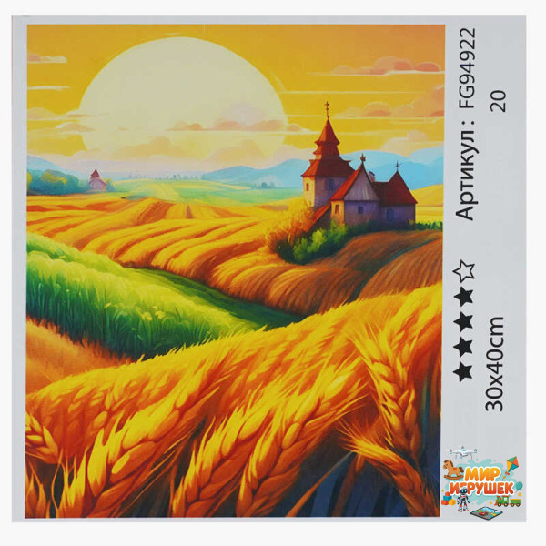 гр Картина за номерами FG 94922 (30) '4FUN Game Club', 30х40 см, в коробці