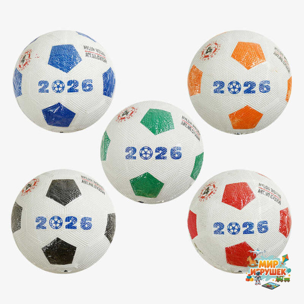 М`яч футбольний C 70346 (50) 5 видів, матеріал PVC, розмір №4, ВИДАЄТЬСЯ ТІЛЬКИ МІКС ВИДІВ