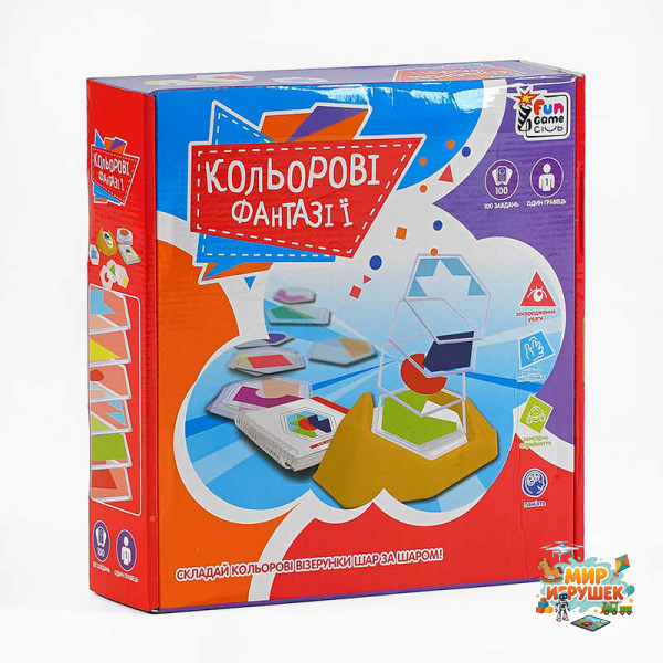 гр Розвиваюча гра UKВ-В 0041 'Кольорові фантазії' (12) '4FUN Game Club' в коробці