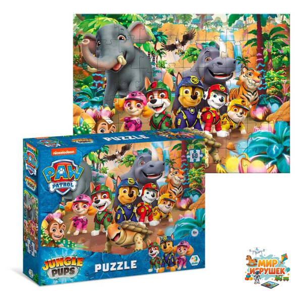 гр Пазл на 60 ел. 'Paw Patrol. Jungle Pups' 200523 (96) 'DoDo'