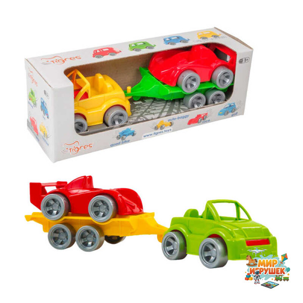 гр Набір авто 'Kids cars Sport' 39542 (20) 'Tigres', кабріолет + перегонове авто