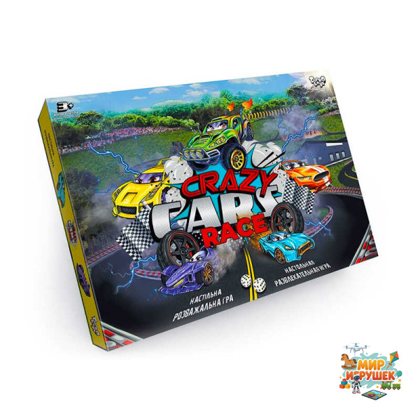 гр Настільна гра 'Crazy Cars Race' DTG94R (20) 'Danko Toys', опис укр\рос мовами