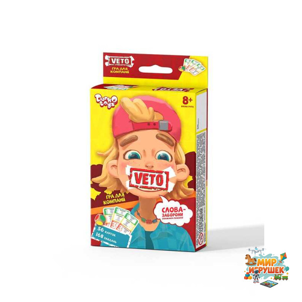 гр Гра настільна 'Veto' VETO-02-01U МІНІ УКР (32) 'Danko Toys'