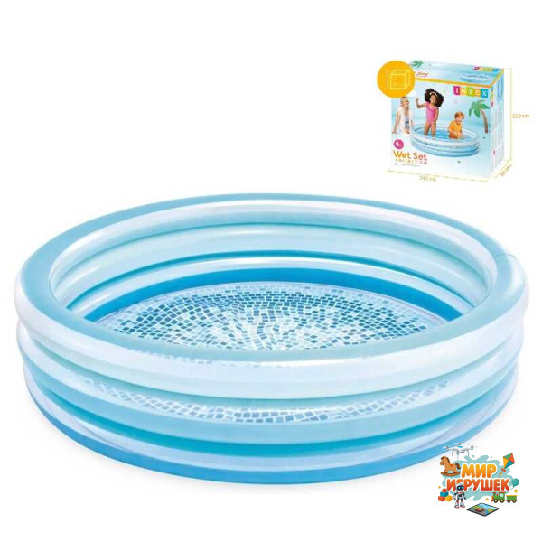 Intex Басейн дитячий 58467 NP (6) 147х33см, Об`єм води 330л