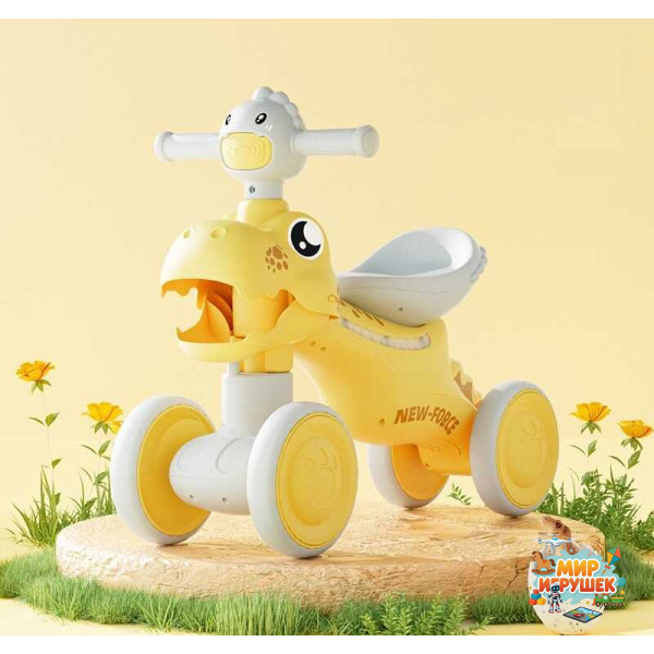Толокар JOY LK-41152 (1) колеса PU, рама пластик, озвучування та підсвічування, в коробці