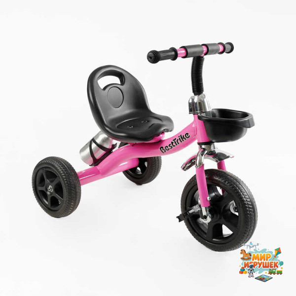 Велосипед 3-х колісний BS-14250 'Best Trike' (1) сталева рама, колеса EVA, переднє d=10’’, заднє d=8’’, кошик, бутилочка, в коробці