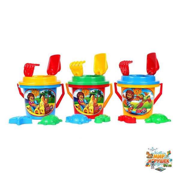 гр Пісочний набір 'Б' Лев 1189 (5) ЦІНА ЗА 10 ШТУК В УПАКОВЦІ 'Technok Toys'