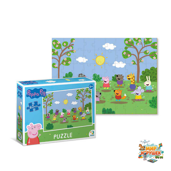 гр Пазл 'Peppa Pig' 200333 (36) 60 елементів 'Dodo'