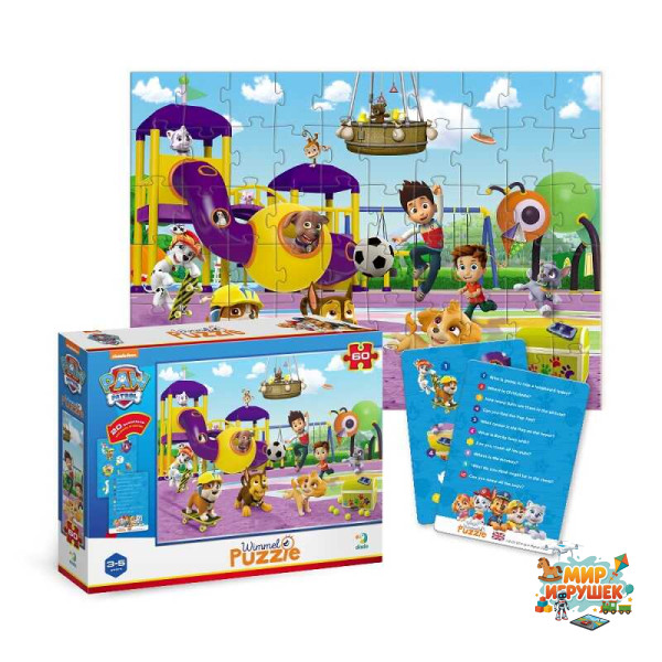 гр Вімельпазл 200453 (144) 60 елементів 'Paw Patrol на прогулянці' в коробці 'DoDo'