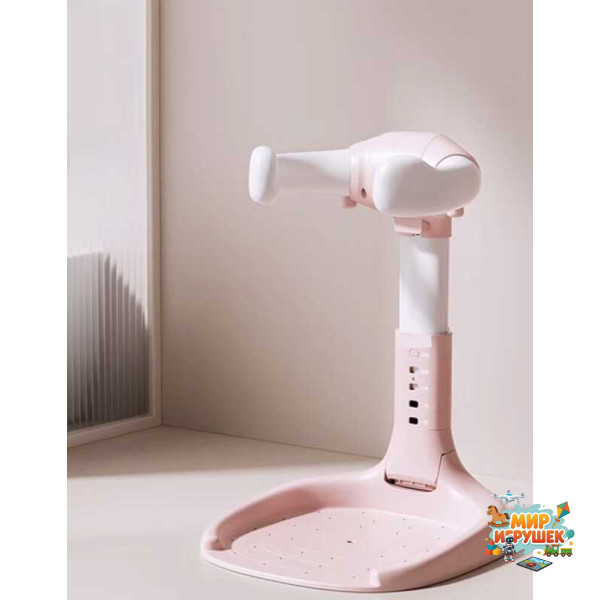 гр Підставка для купання Bimbo H-31065 (1) колір рожевий, розмір: 40×50×47 см, регулювання висоти, кріплення для душової лійки, в коробці