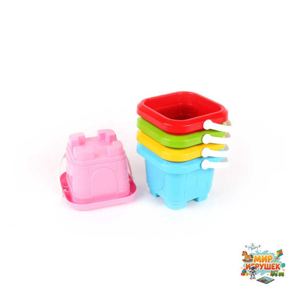 гр Відро 6955 (80) 5 кольорів, 'Technok Toys'