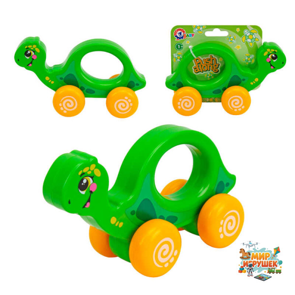 гр Каталка 2161 (7) 'Technok Toys', “Черепашка”, 18,5х7х13 см