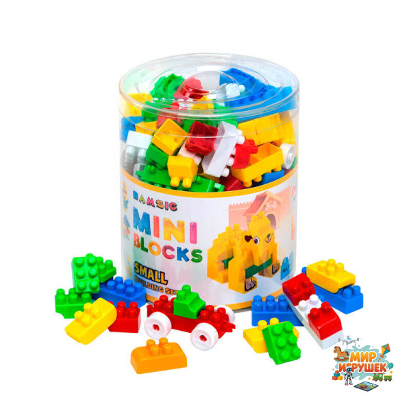 гр Конструктор 'Mini Blocks №9' 144 деталей в тубусі 116/9 (30) 'Bamsic'