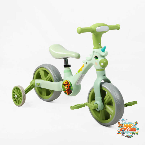 Велосипед-трансформер Best Trike JM-0711-6 (1) колеса 10’’, музика та підсвічування, з’ємні педалі, з’ємні допоміжні бокові колеса, в коробці