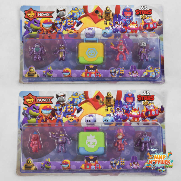 Герої LDY 20953 (144) Brawl Stars, 3 види, на листі