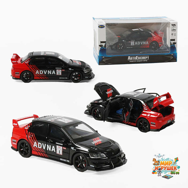 Машинка TK-76054 (48/2) 'Авто Експерт', металопластик, 1:32, світло, звук, інерція, відчиняються двері, багажник, капот, 2 режими роботи: зі звуком / без, в коробці