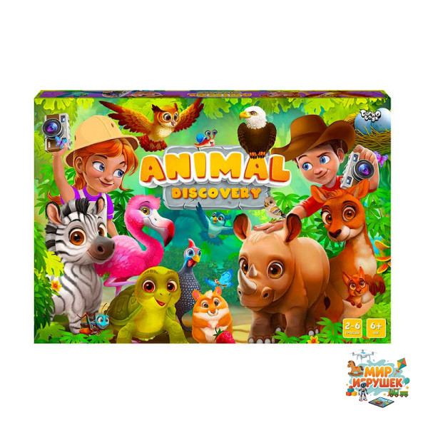 гр Настільна гра 'Animal Discovery' G-AD-01-01U УКР. (10) 'Danko Toys'