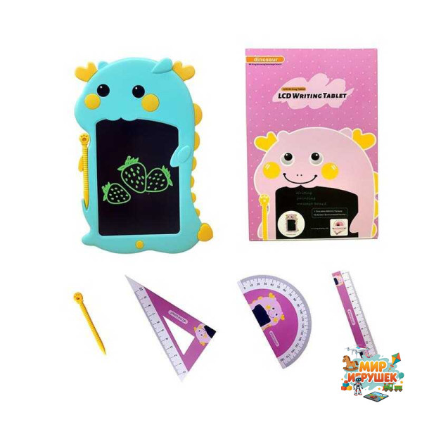 Дошка для малювання 2688 - MD1 (50) LCD - екран, кольоровий малюнок, 2 стилуси, 3 лінійки, в коробці