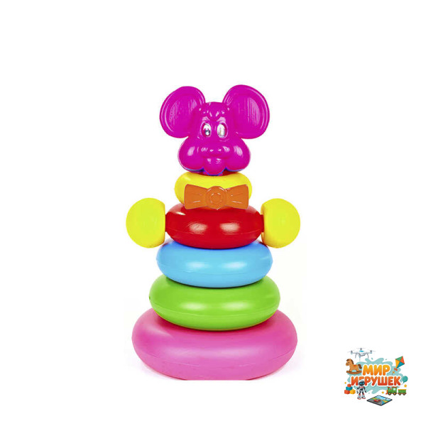 гр Піраміда 'Мишка' /5 кілець/ 12019 (13) 'M TOYS'