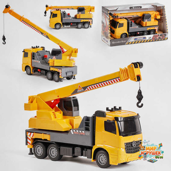 Спецтехніка 9718 A (8) 'Play Smart', 'Автокран', рухома стріла, в коробці