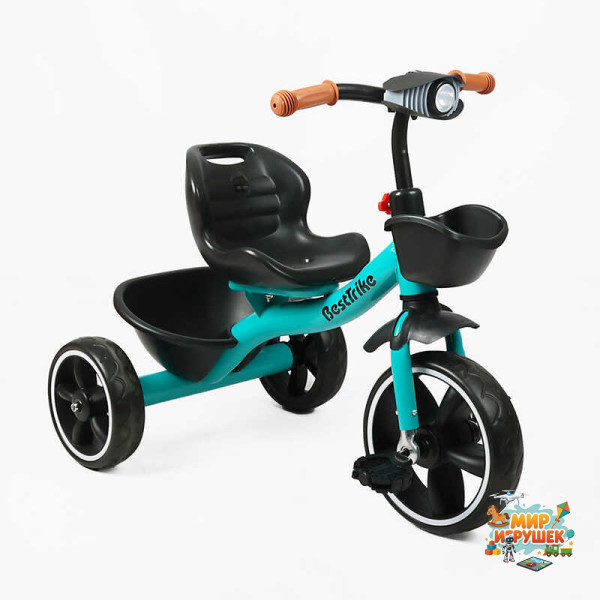 Велосипед 3-х колісний BS-36918 / BS-36-918 'Best Trike' (1) колеса EVA переднє 10’’, заднє 8’’, сталева рама, ОЗВУЧУВАННЯ, в коробці