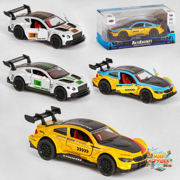 Машинка MG - 60408 (120/2) 'Авто Експерт', 2 види, по 2 кольори, 1:36, світло, звук, інерція, в коробці ВИДАЄТЬСЯ МІКС ВИДІВ