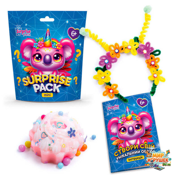 гр Набір для творчості із сюрпризами 'Surprise Pack Mini 5' VT8040-05 (24) 'Vladi Toys', обруч, пухнасті палички, сквіш, в пакеті
