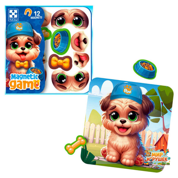 гр Магнітна гра 'Емоції Песика' VT3220-04 (20) 'Vladi Toys'