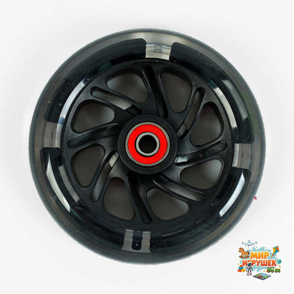 Колесо для 3-х колісного самокату MAXI YT-74009/113 (50) ЦІНА ЗА 2 ШТУКИ В УПАКОВЦІ, матеріал PU, 120 мм, підшипник ABEC-7, в пакеті