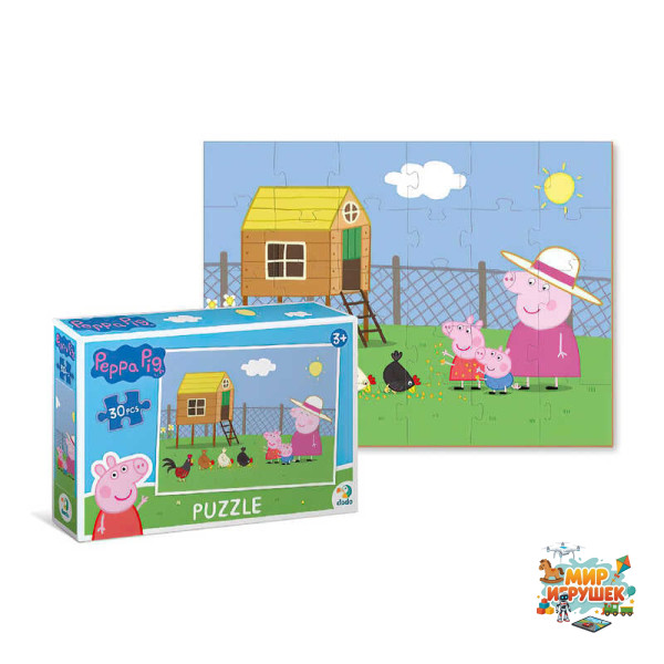 гр Пазли 'Peppa Pig' 200301 (36) 30 елементів 'Dodo'
