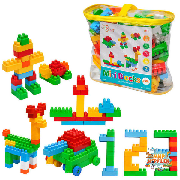 гр Конструктор 'Mini Blocks' 150 ел. 39983 (6) 'Tigres', в сумці